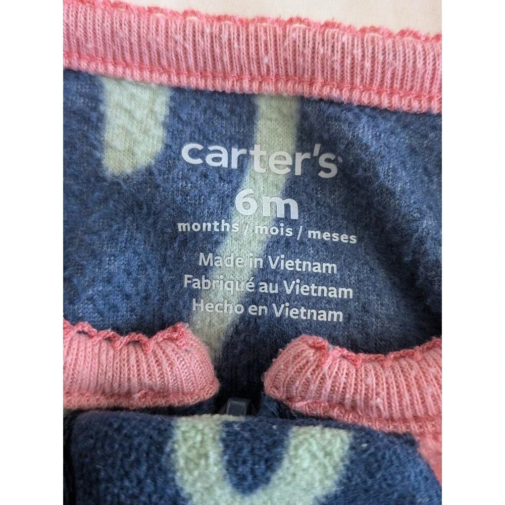 Carter's Fleece Footie Pajama Bundle, 6m